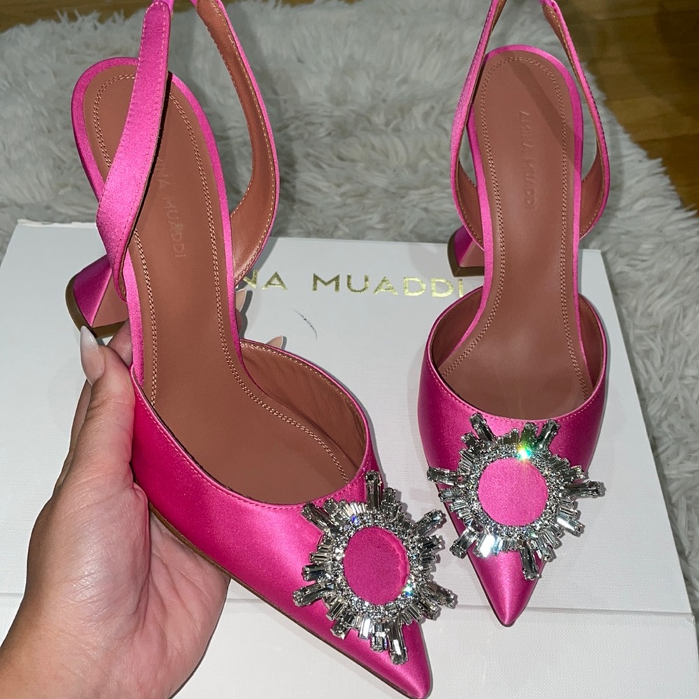 Amina Muaddi Pink Begum